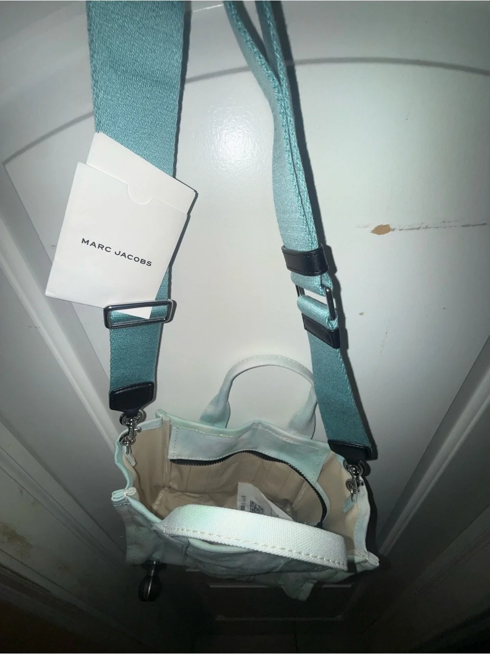 Marc Jacobs The Tote Bag - Mint Tie-Dye Canvas NWT